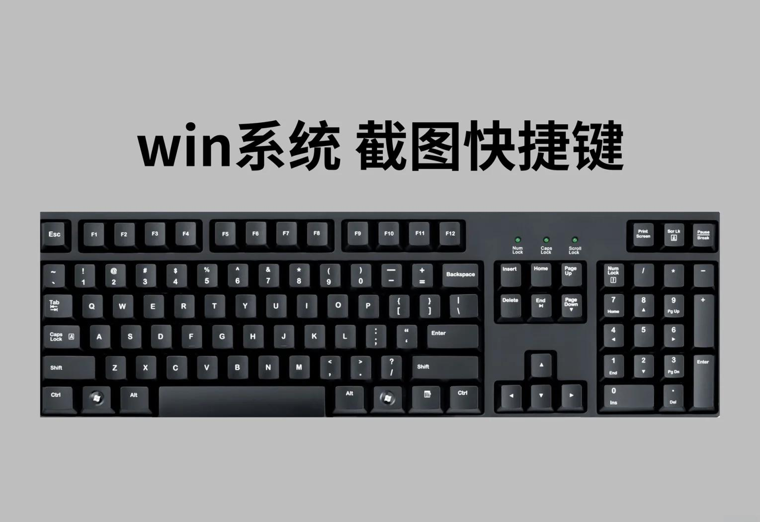 电脑如何截屏快捷键