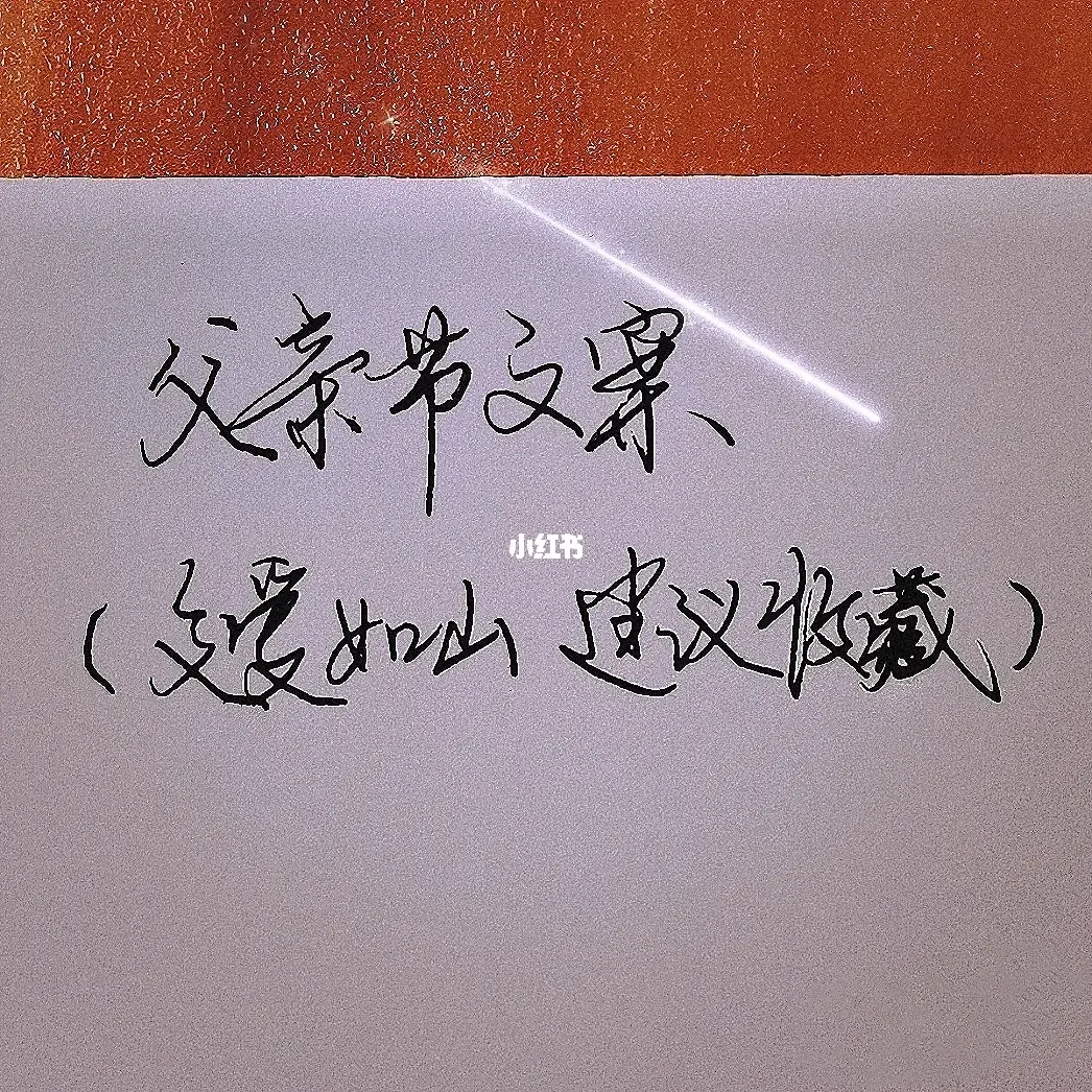 描写父亲的诗句开头作文