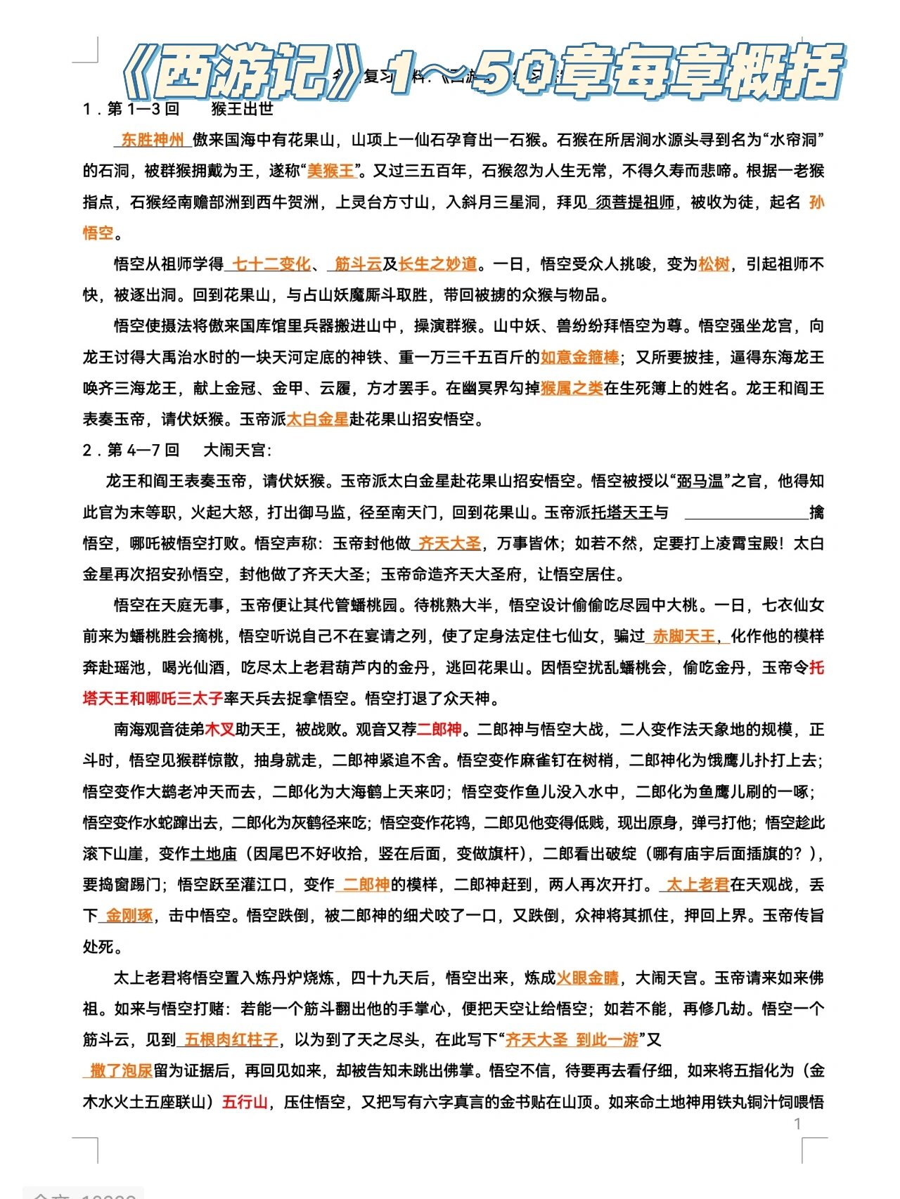 西游记的主要内容150字左右怎么写