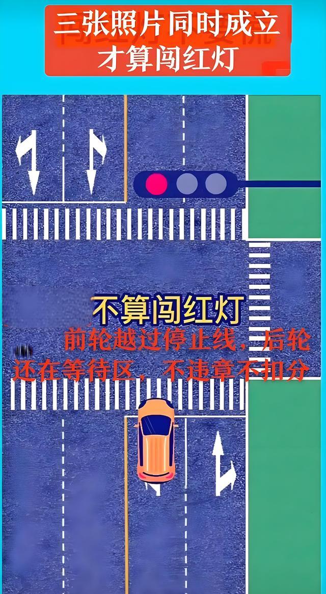 绿灯时过了线变红灯行车会罚吗没有黄灯
