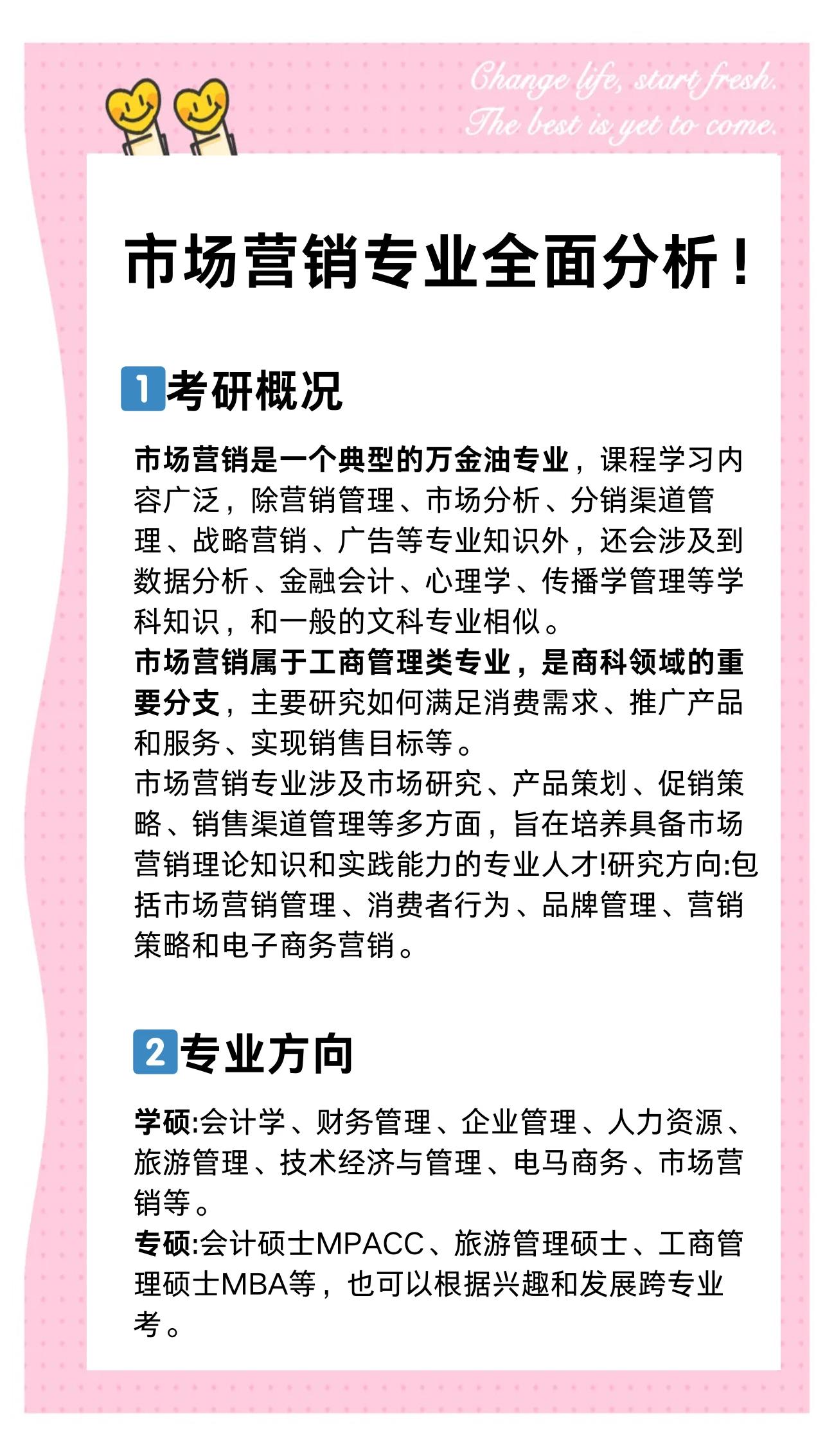 市场营销专业的主要课程是什么