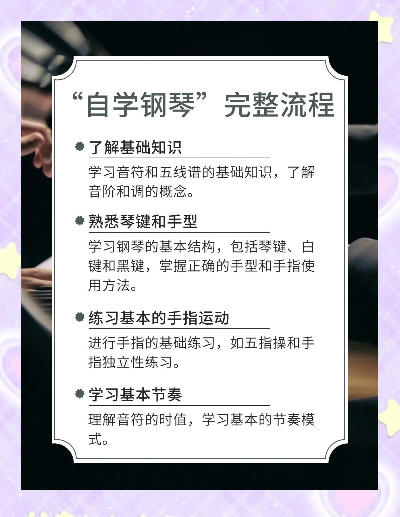 学钢琴基础知识五线谱