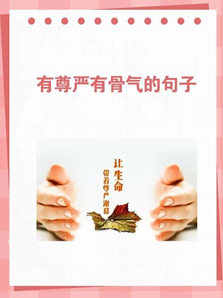 尊严的作文素材摘抄