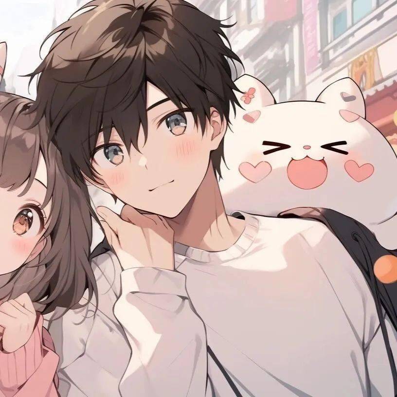 情侣微信图片一人一半两张图