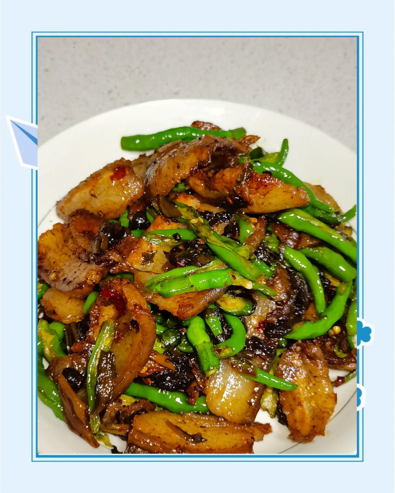 青椒回锅肉做法家常