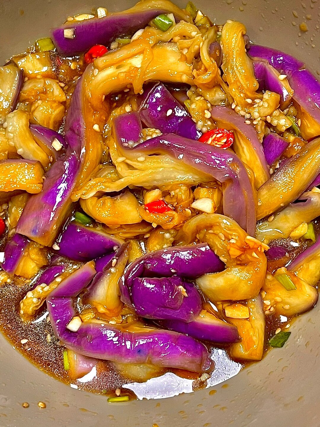 凉拌蒸茄子怎么调汁好吃