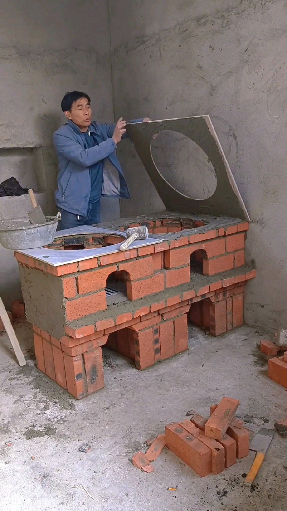 柴火灶制作方法图解