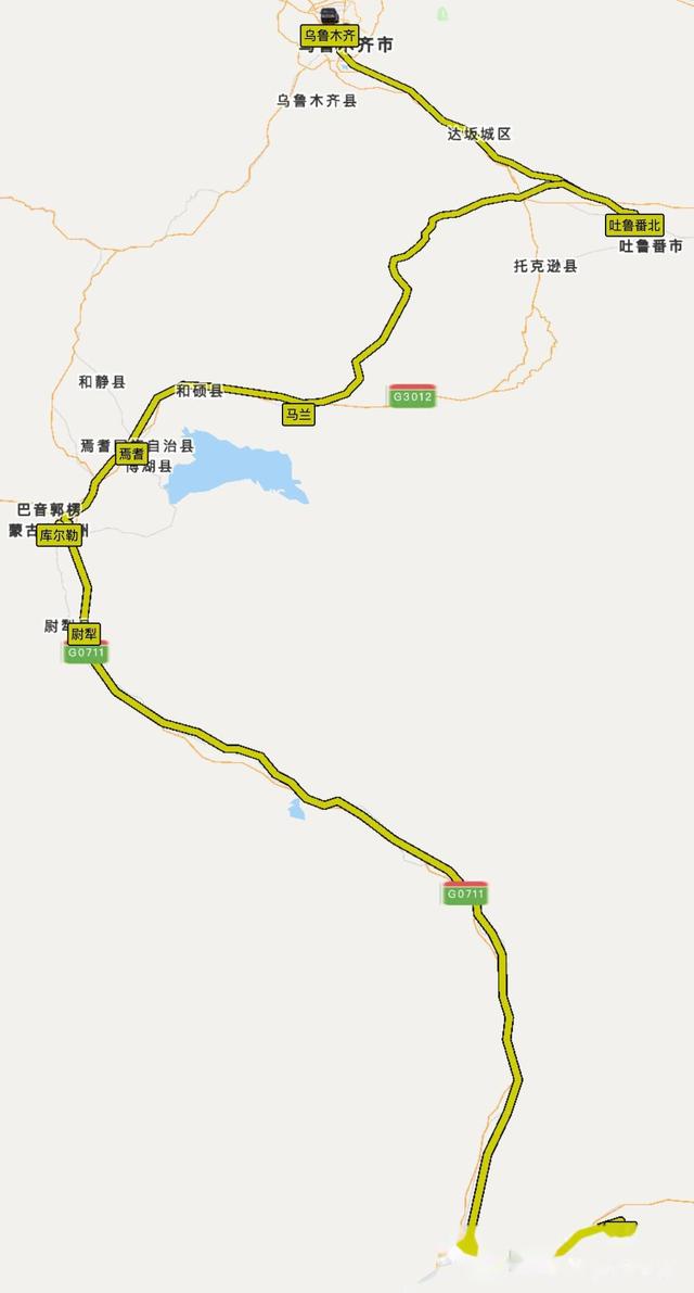 新疆乌鲁木齐到和田多少公里