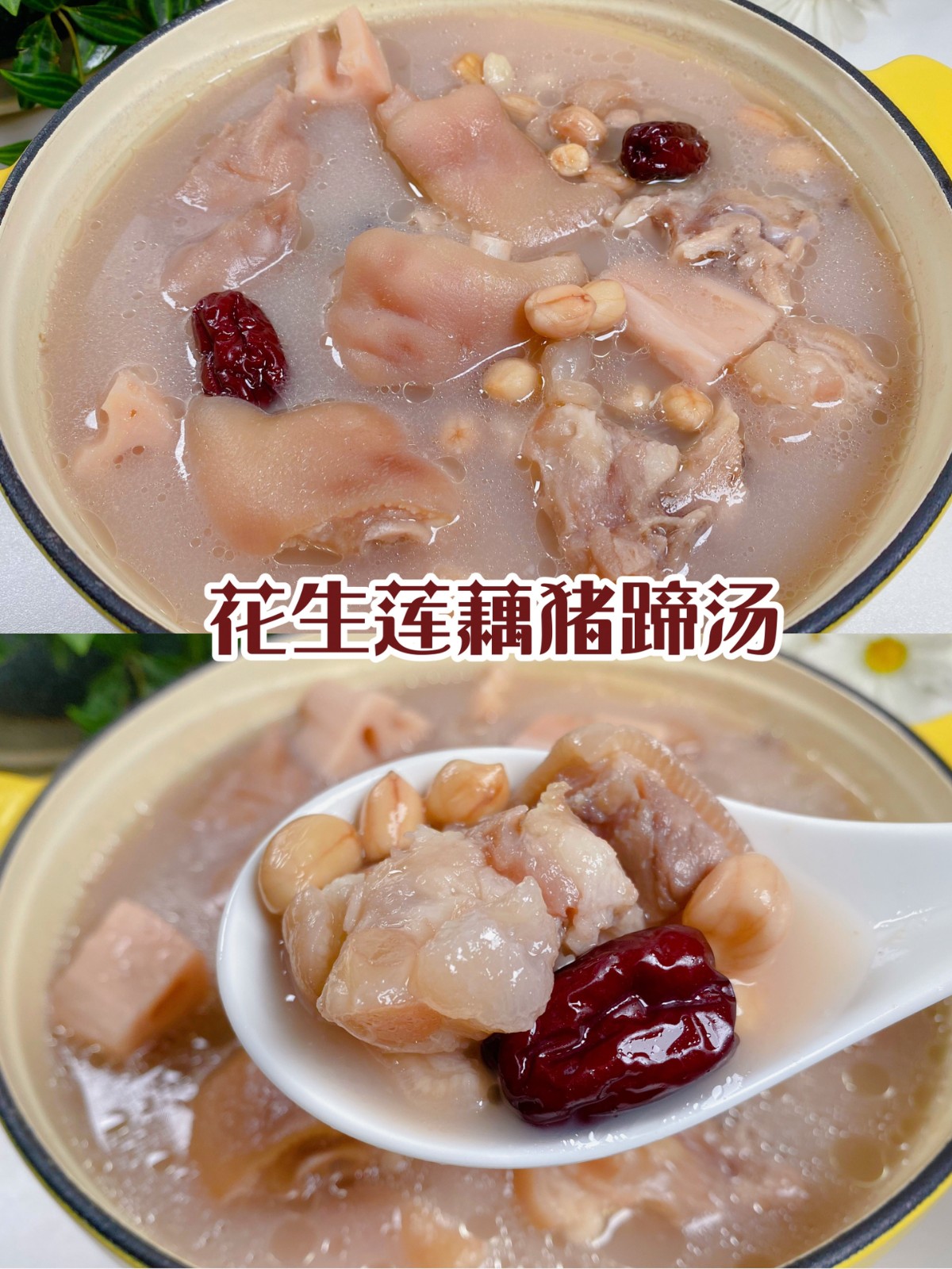 猪蹄炖藕的正确方法