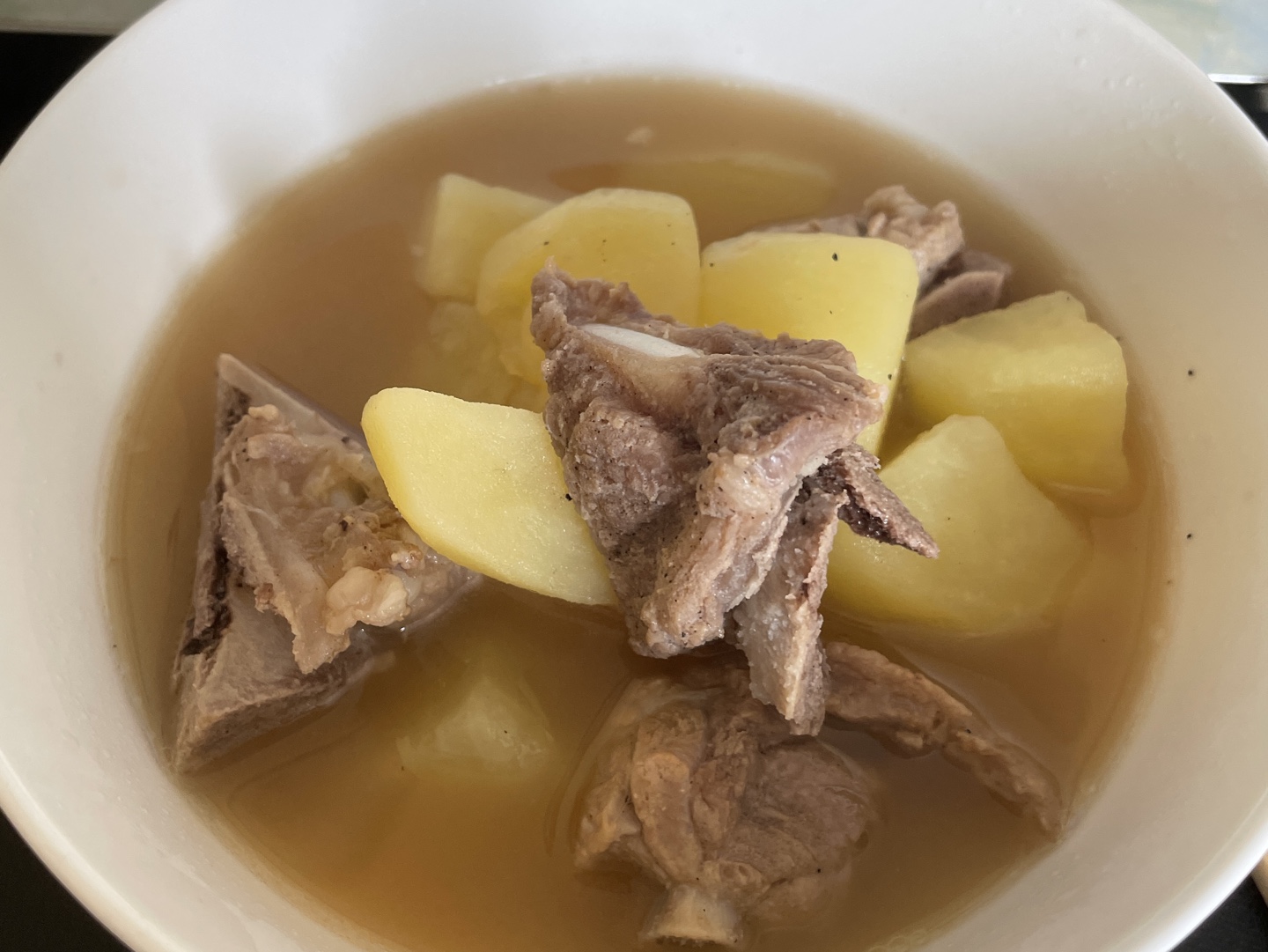 土豆饨排骨的汤怎么做好吃