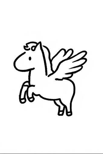 马的简笔画怎么画最简单