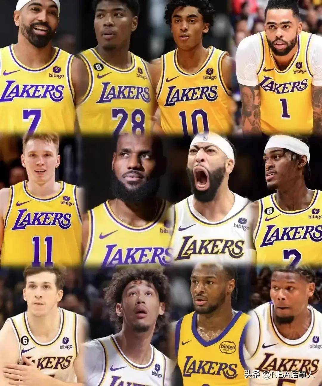 湖人阵容名单有哪些人物