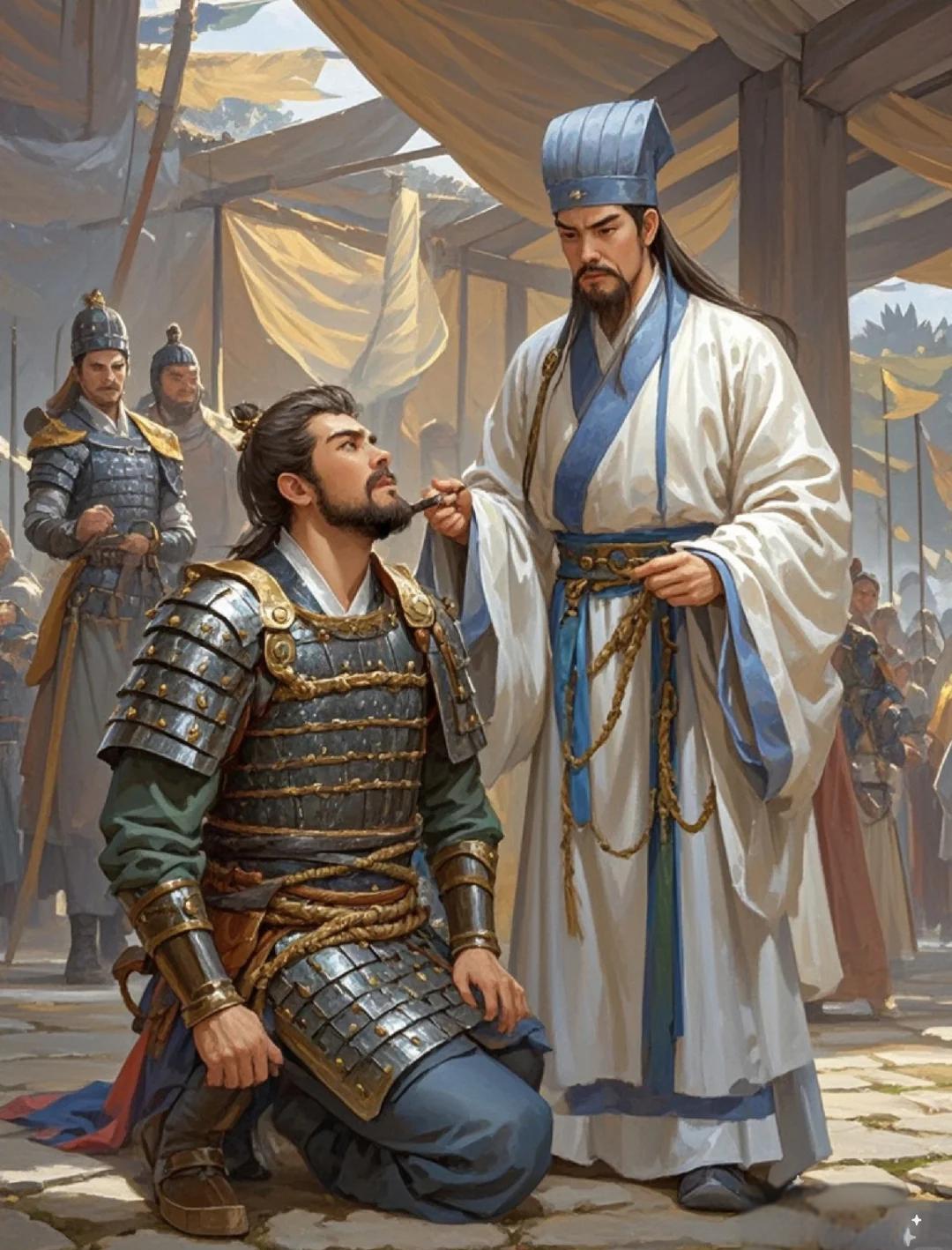 挥泪斩马谡是谁