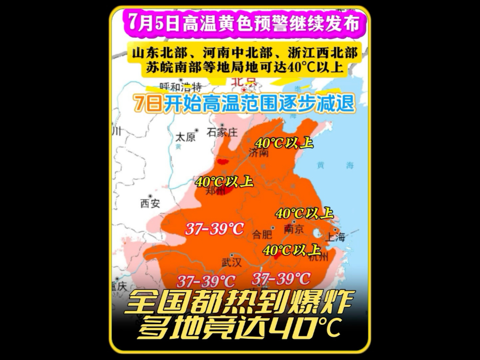 中国的高温天气