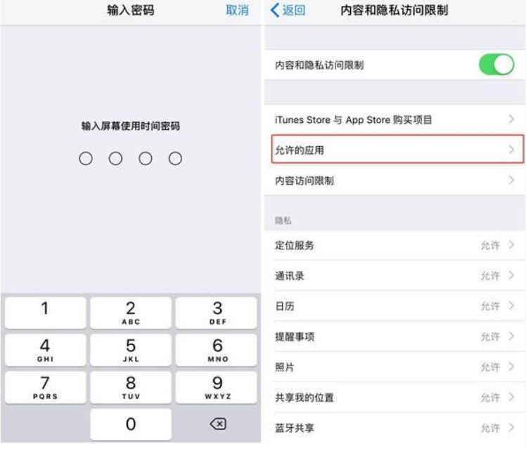 iphone x怎样给应用软件加密
